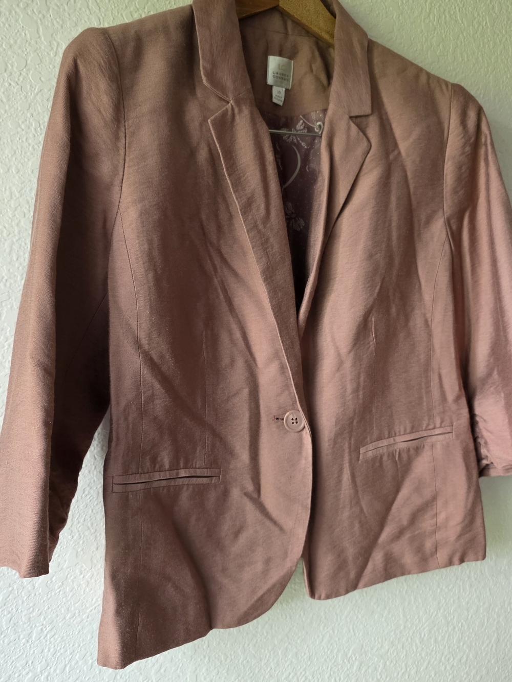 LC Lauren Conrad Rose Blazer Jacket